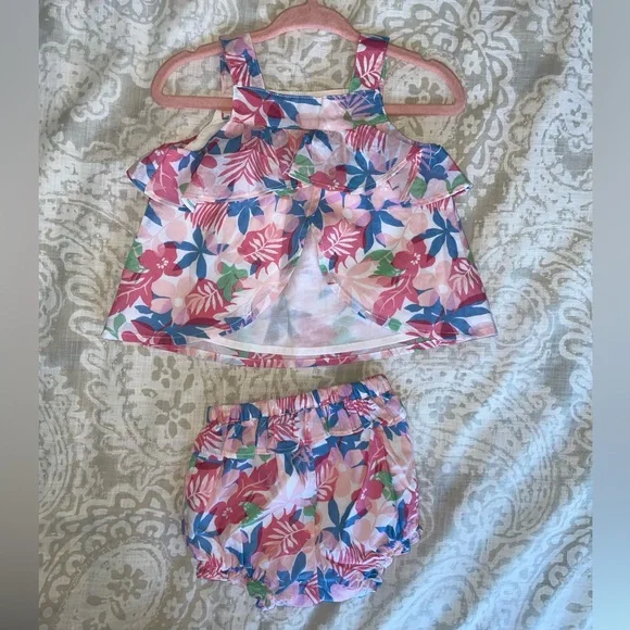 NWT 3-6 months Janie and Jack | Floral Top and Matching Bloomers - Picture 6 of 6